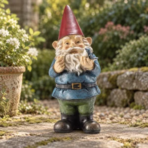 Gartenzwerg mit Vogel | Das Original
