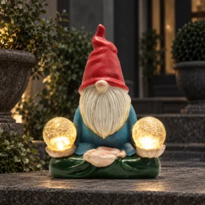 Yoga-Gartenzwerg