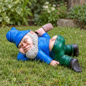 Betrunkener Gartenzwerg