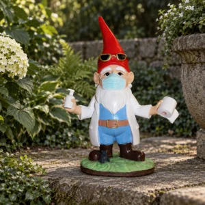 Gartenzwerg als Arzt