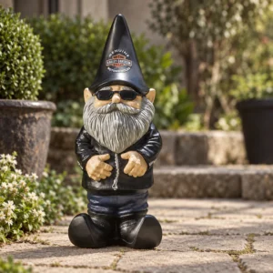 Gartenzwerg Harley Davidson