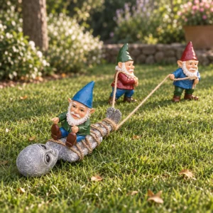 Gartenzwerge fangen ein Alien