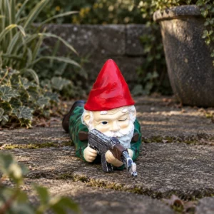 Gartenzwerg als Soldat
