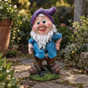 Gartenzwerg aus Kunstharz